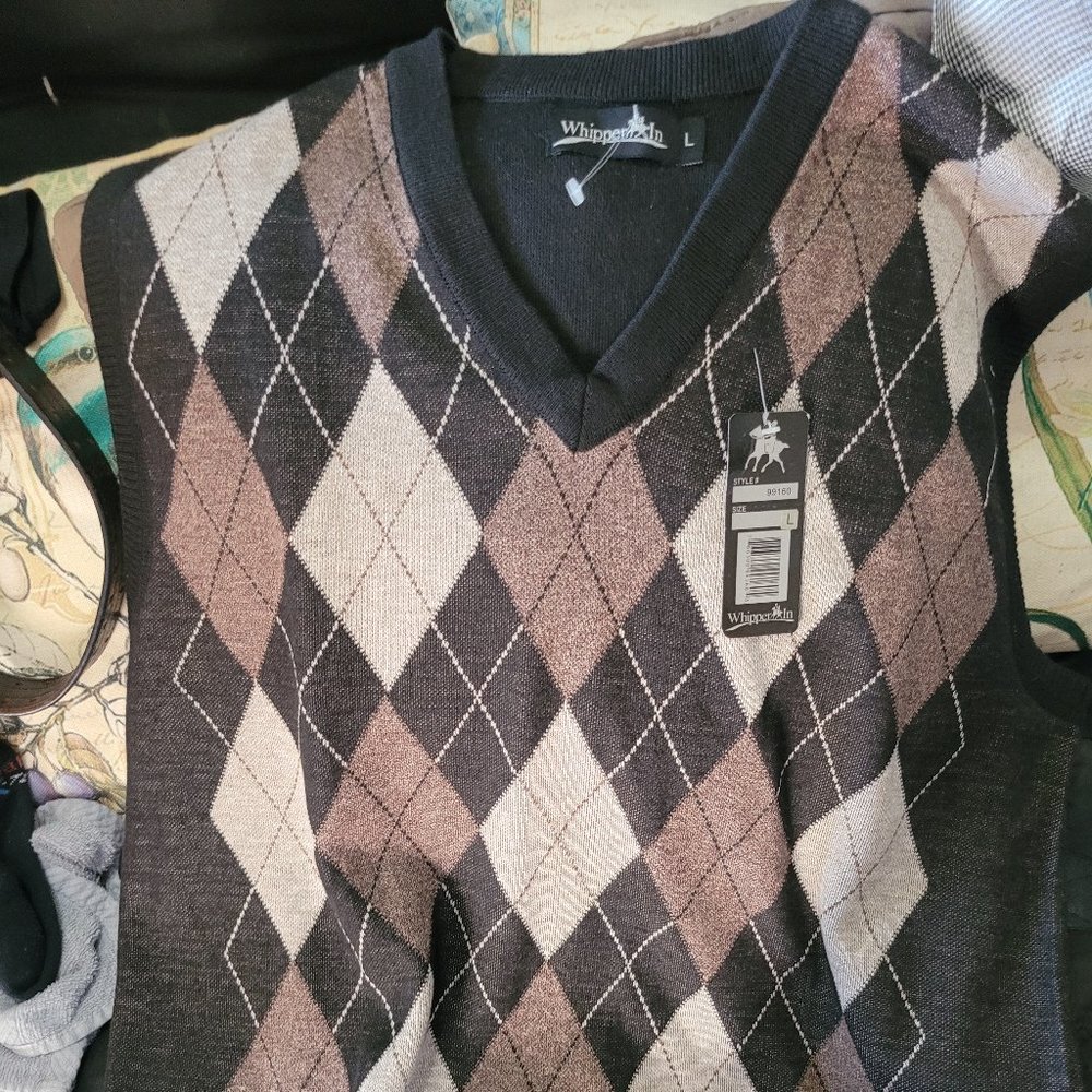 Black & Brown Sweater